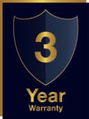 3 Year Warranty